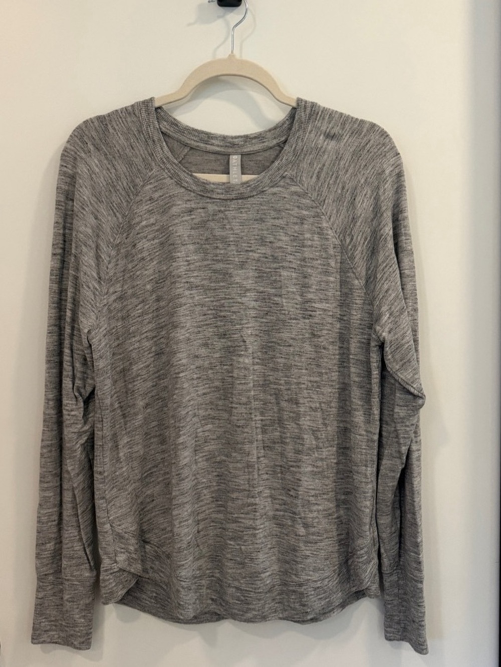 Athleta Mindset Sweatshirt/Pullover in Heathered Gray | Size Large